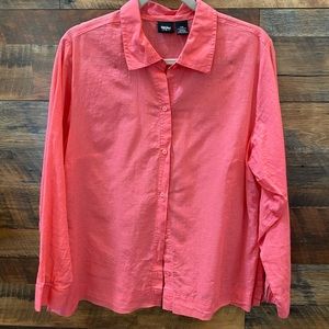 Mossimo coral dress shirt in 18W